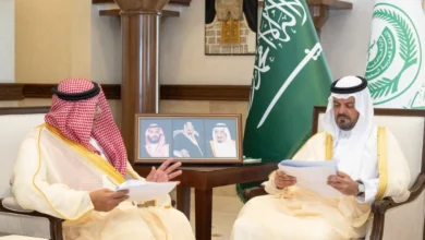 الأمير سعود بن مشعل يستقبل الرئيس التنفيذي لشركة مطارات جدة المهندس مازن جوهر