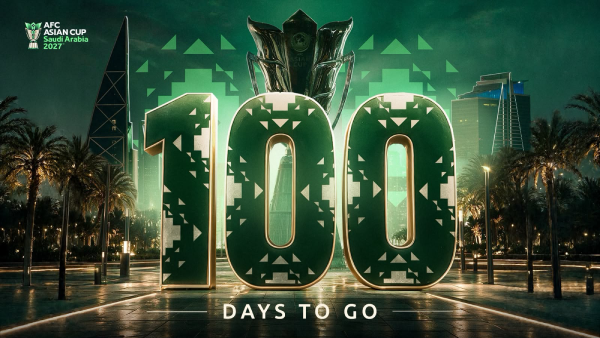 100 يوم على إنطلاق كأس آسيا السعودية 2027