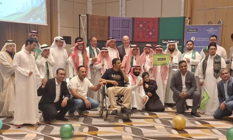 جمعية "متلازمة النجاح" بجدة تحتفي باليوم الوطني السعودي