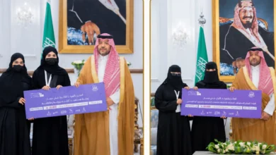 أمير الحدود الشمالية يكرم الفرق الفائزة في إنبثون إمارة منطقة الحدود الشمالية للابتكار الرقمي