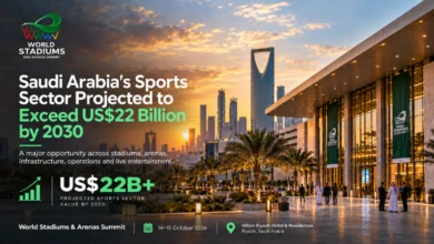 الرياض تستضيف المؤتمر العالمي للملاعب والصالات الرياضية الأربعاء المقبل