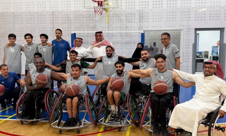 رئيس نادي ذوي الإعاقة بجدة يتفقد تدريبات الفريق لتحقيق المزيد من الإنجازات